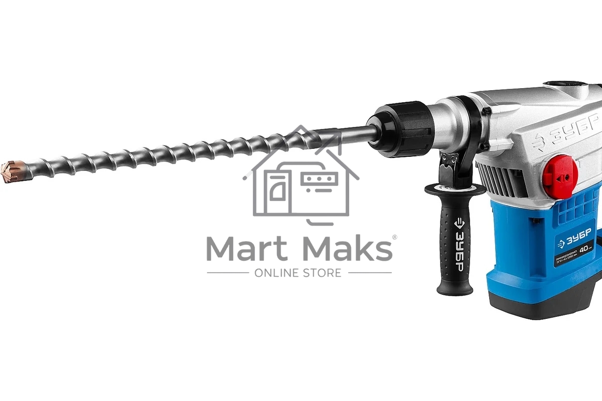Перфоратор ЗУБР ЗПМ-40-1250 ЭВК ПерфораторSDS-Max