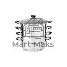 Мантоварка-пароварка WEBBER BE-083 8 л, 26 см, нержавеющая сталь, 4 уровня