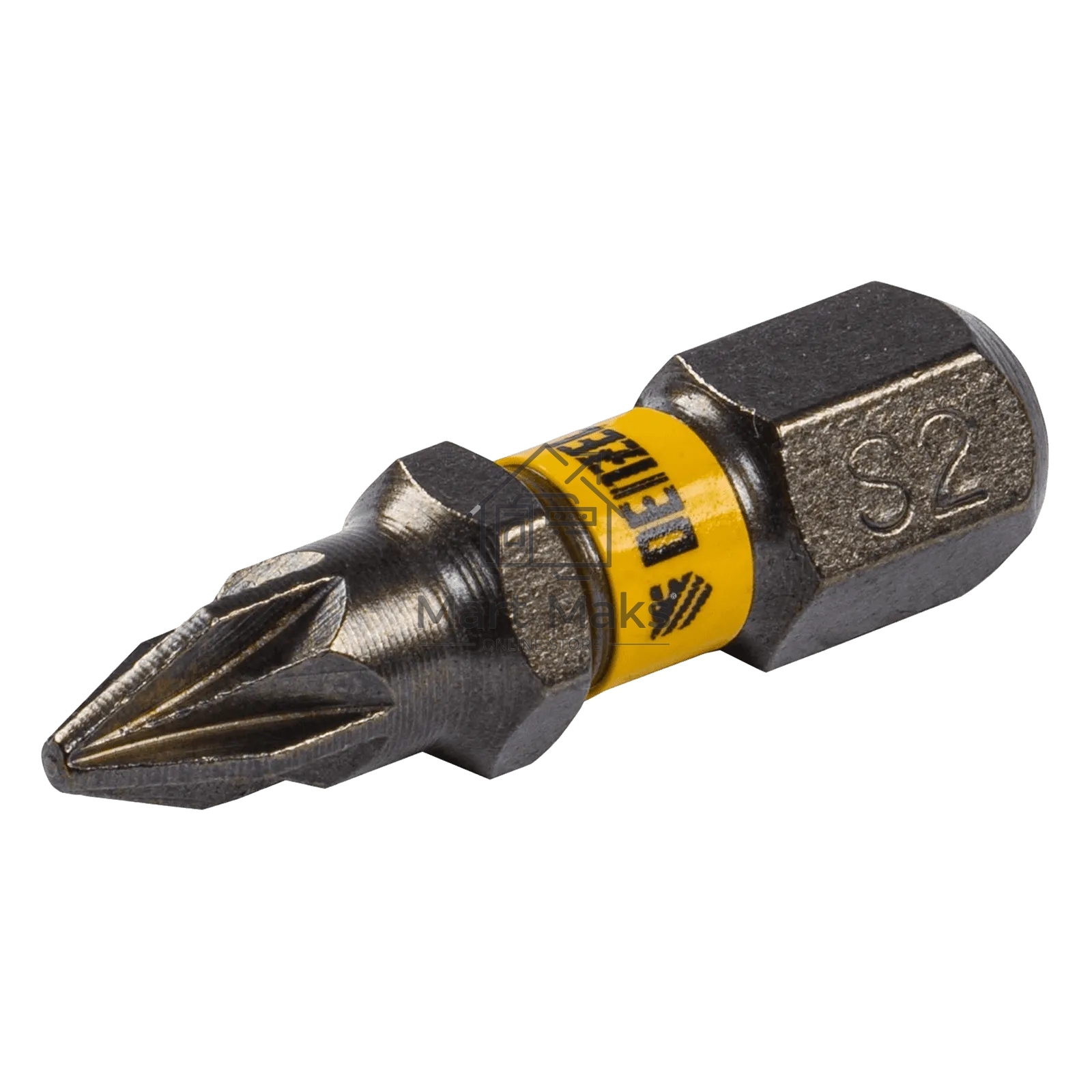 Набор бит Denzel PZ1х25, сталь S2, шестигранный профиль, 10 шт.