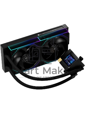 Система жидкостного охлаждения Thermalright Core Matrix 240 Vision (240мм, LED, Black, ARGB/Fans: 2x120мм, 68.9CFM, 28.2dBA, 2000RPM/Pump height 64.4мм, Rad thickness 27мм/S: 1700, 1200, 1851, 115X, AM5, AM4)