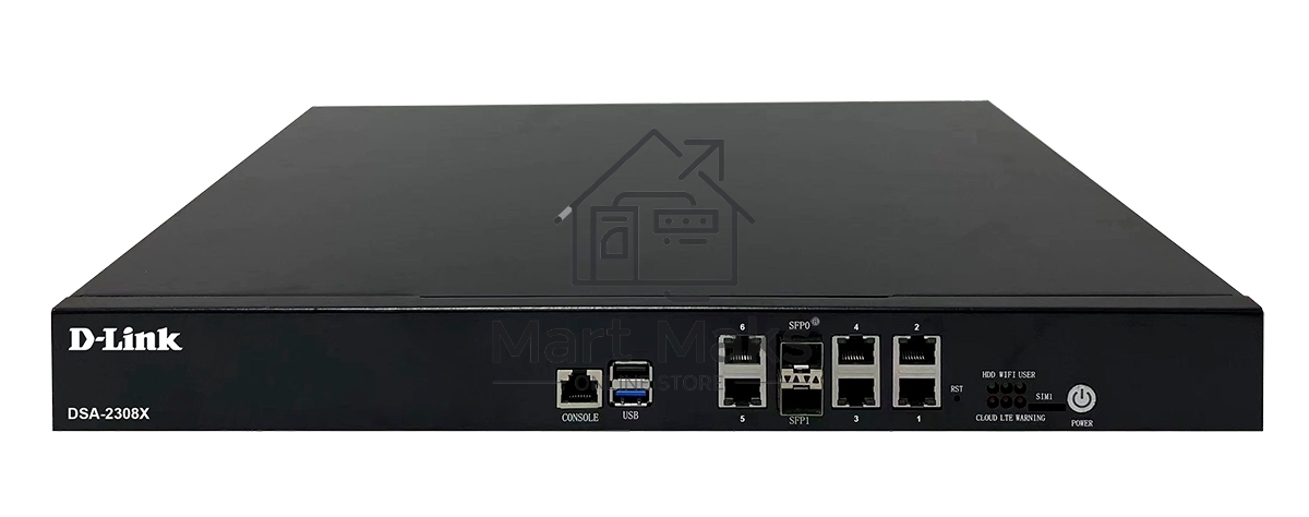Маршрутизатор D-Link DSA-2308X/A1A, 6×1 Гбит/с + 2×10 Гбит/с SFP+, управляемый