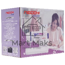 Швейная машина Necchi 4323 А белый, электромеханическая, вертикальный качающийся, 23 операции, автоматическая петля
