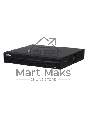 Видеорегистратор IP 16-канальный DAHUA 4K и H.265+. Входящий поток до 160 Мбит/с; сжатие: H.265+, H.265, H.264+, H.264; разрешение записи до 12Мп; накопители: 1 SATA III до 20Тбайт; воспроизведение: 8к
