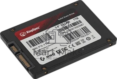 Накопитель SSD KingSpec P3-1TB, 1024GB, SATA, 2.5