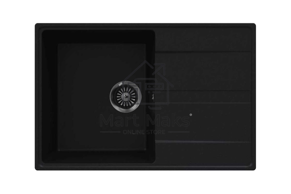 Кухонная мойка Maunfeld Lacrima 750 MFQS-750B черный