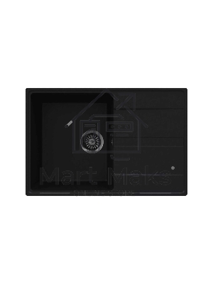 Кухонная мойка Maunfeld Lacrima 750 MFQS-750B черный