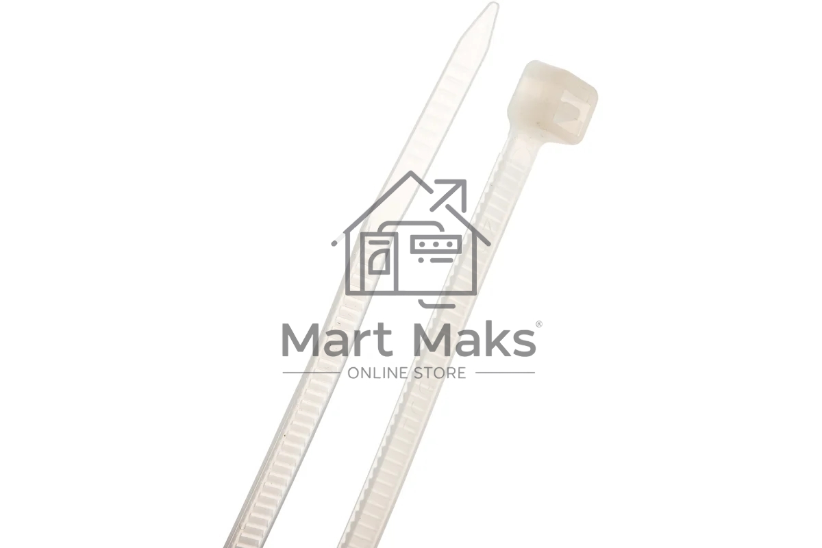 Нейлоновые стяжки FORTISFLEX КСС 4х150 мм белый 100 шт 49395