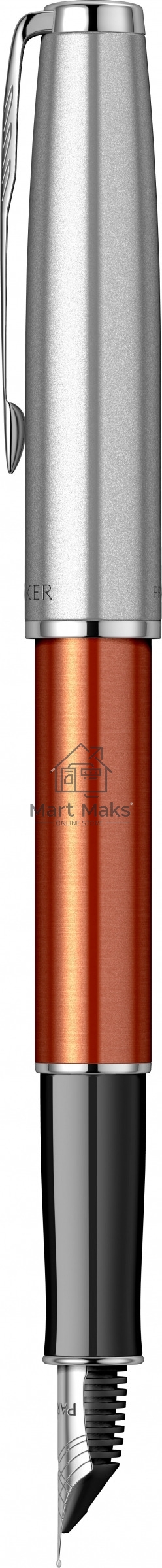 Ручка перьевая Parker Sonnet Essentials SB F545 (CW2169228) LaqOrange CT, F, сталь нержавеющая, подарочная коробка