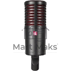 Микрофон динамический sE Electronics DYNACASTER 8 студийный, для стримов и подкастов со встроенным предусилителем DYNAMITE, +48 В, 20 Гц - 19 кГц, кардиоида, в комплекте: резьбовой переходник на микрофонную стойку, стикер логотип sE, ветрозащита