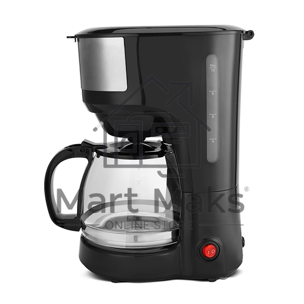 Кофеварка капельная Blackton Bt CM1117 черный, исп. кофе - молотый, 1,25 л, 750 Вт