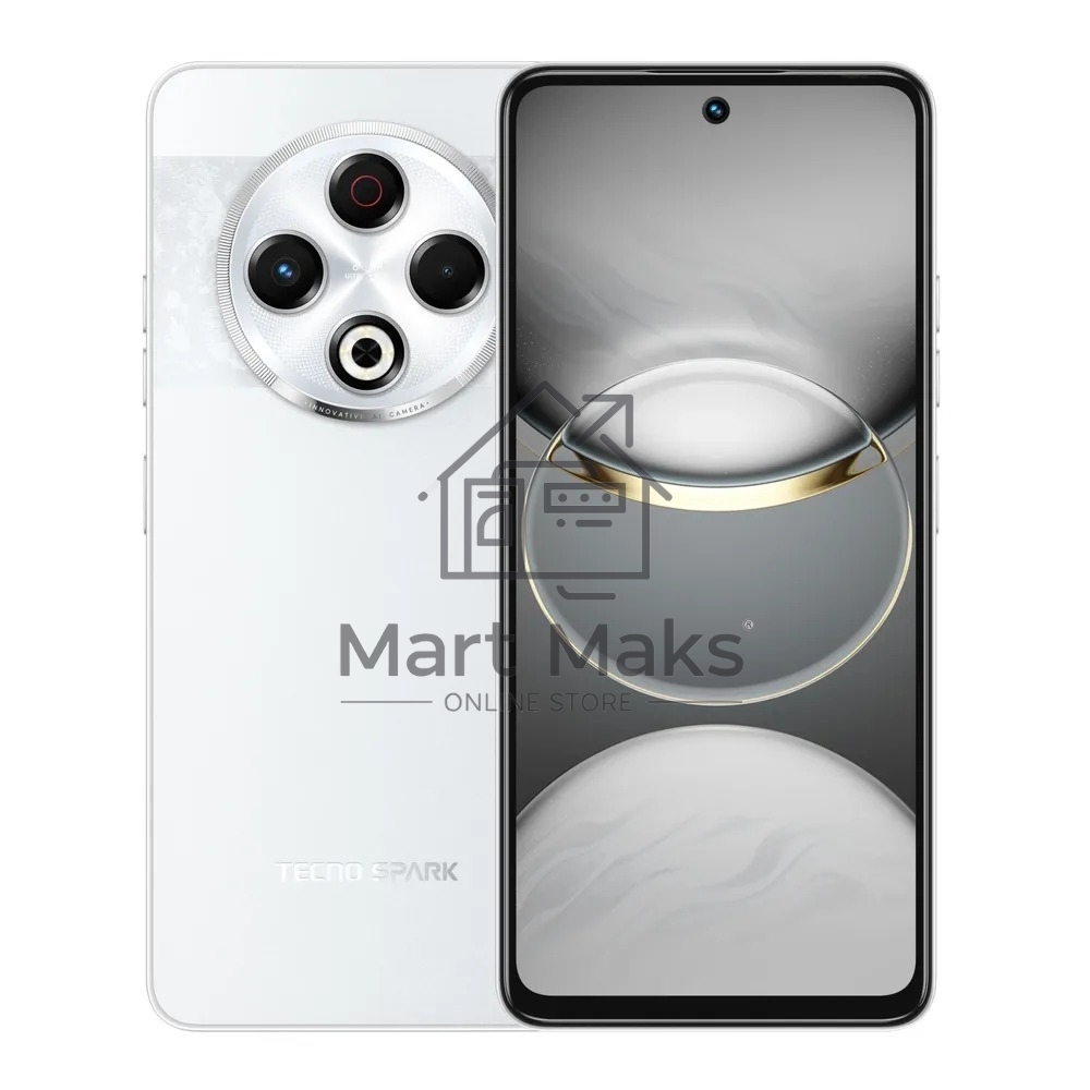 Смартфон Tecno SPARK 30, 8/128Gb, белый