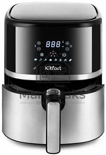 Аэрогриль Kitfort КТ-2221 черный, 1500 Вт, 3.3 л, сенсор, 8 программ