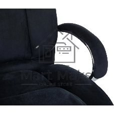 Кресло руководителя Бюрократ T-9925SL Fabric черный Holland 75 крестов. металл хром