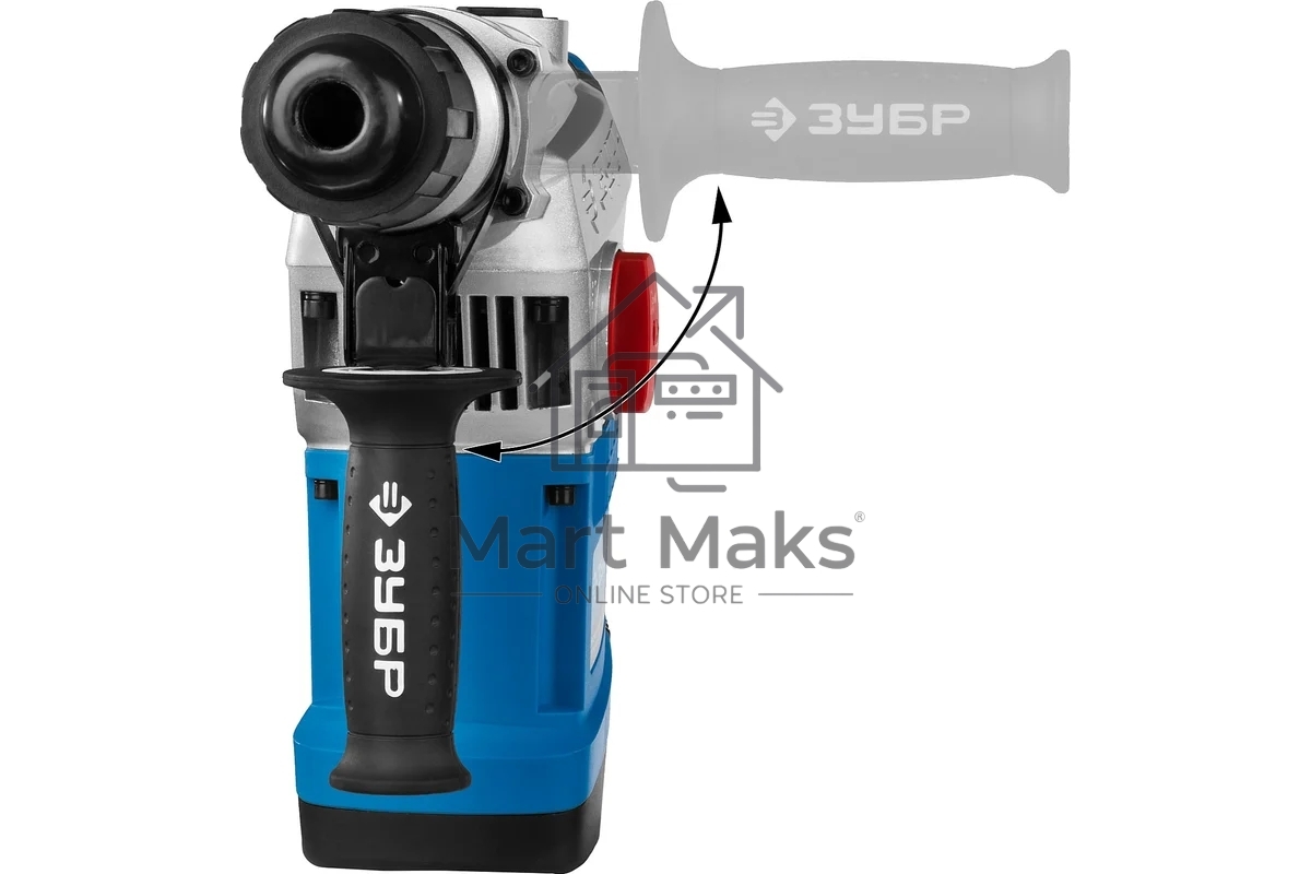 Перфоратор ЗУБР ЗПМ-40-1250 ЭВК ПерфораторSDS-Max