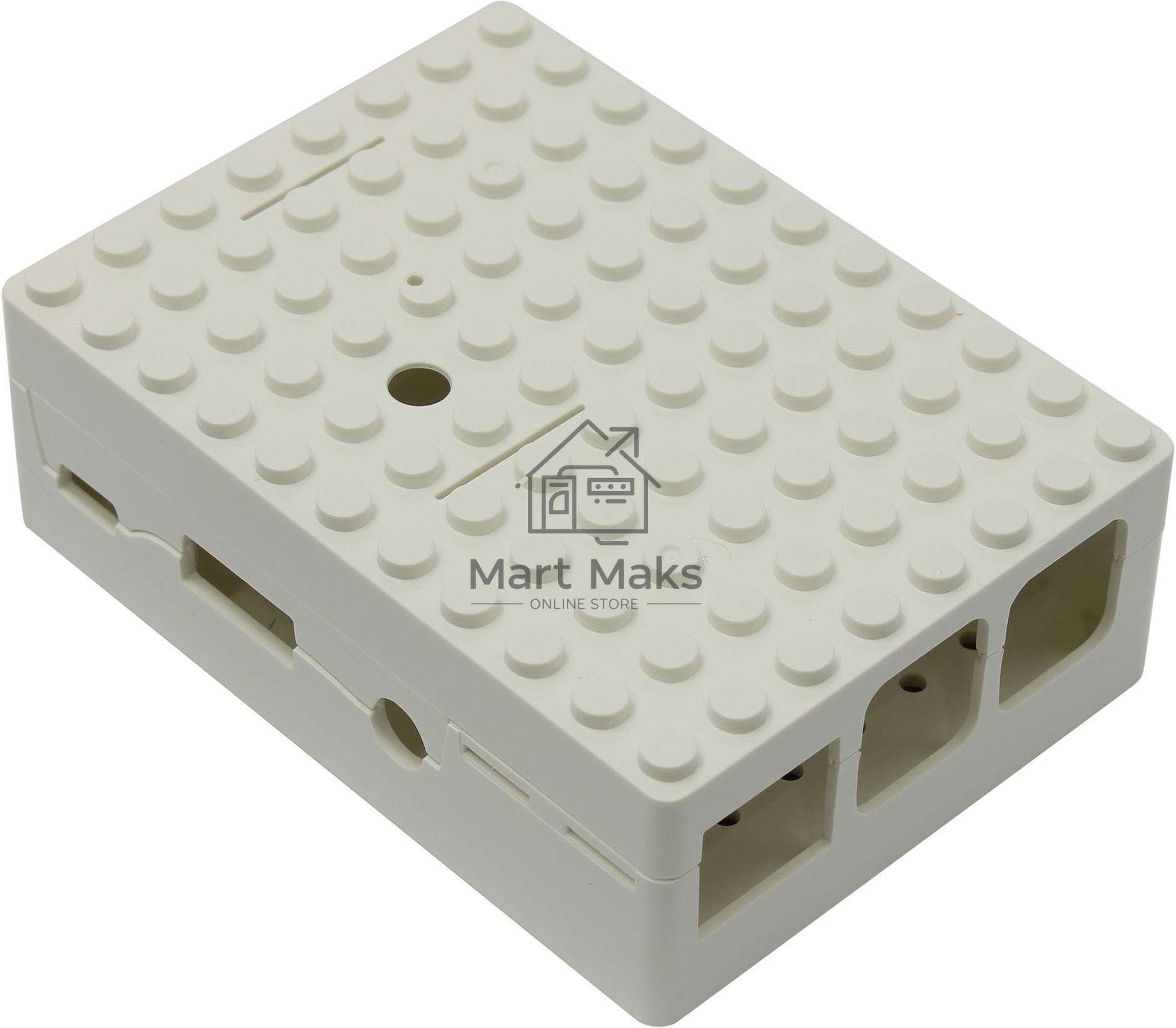 Корпус RA181 белый для микрокомпьютера Raspberry Pi 3 ACD White ABS Plastic Building Block case for Raspberry Pi 3