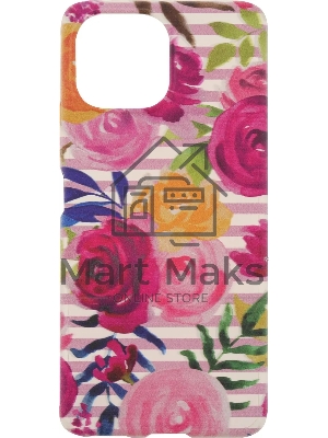 Чехол (клип-кейс) Gresso Air, для Xiaomi Mi 11 Lite, прозрачный/рисунок gr17aaae9767