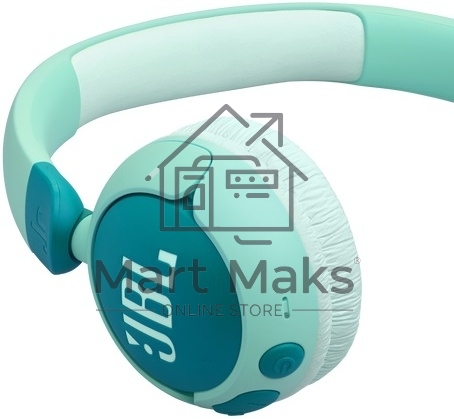 Наушники беспроводные детские JBL JR320BT зеленый