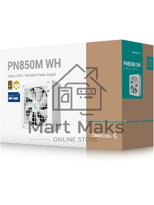 Блок питания Deepcool / GamerStorm PN850M, 850Вт, 80 PLUS Gold, 120мм, белый
