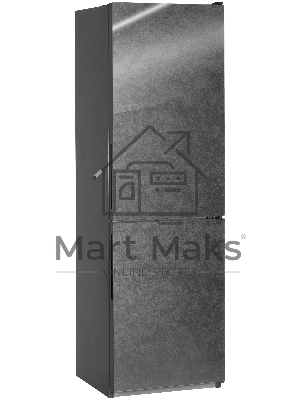 Холодильник Nordfrost NRG 162NF GSS серый мрамор двухкамерный 205/105л морозилка снизу, No Frost