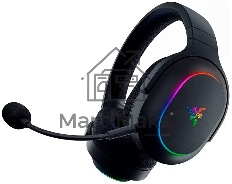 Гарнитура Razer Barracuda X Chroma чёрный, беспроводная, радиоканал, до 70 ч, съёмный микрофон, подсветка