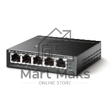 Коммутатор TP-Link TL-SG1005LP, 4×1 Гбит/с PoE+ + 1×1 Гбит/с Uplink, неуправляемый