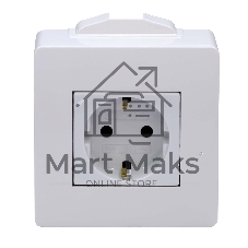 Коробка для миниканалов с силовой розеткой 10482 DKC