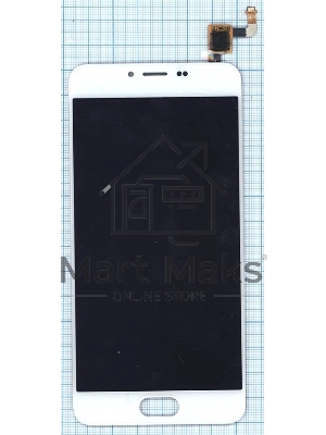 Дисплей для Meizu M5с, белый