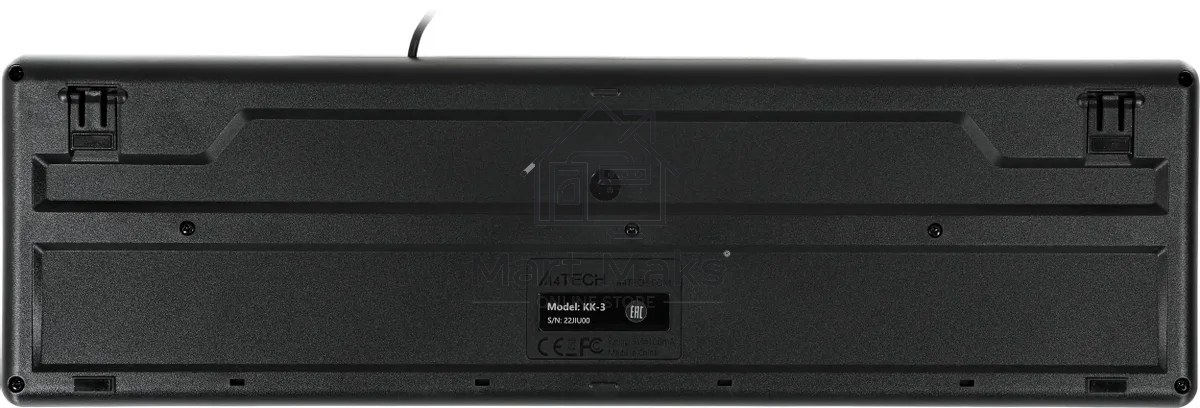 Клавиатура A4Tech KK-3 проводная, USB, черный