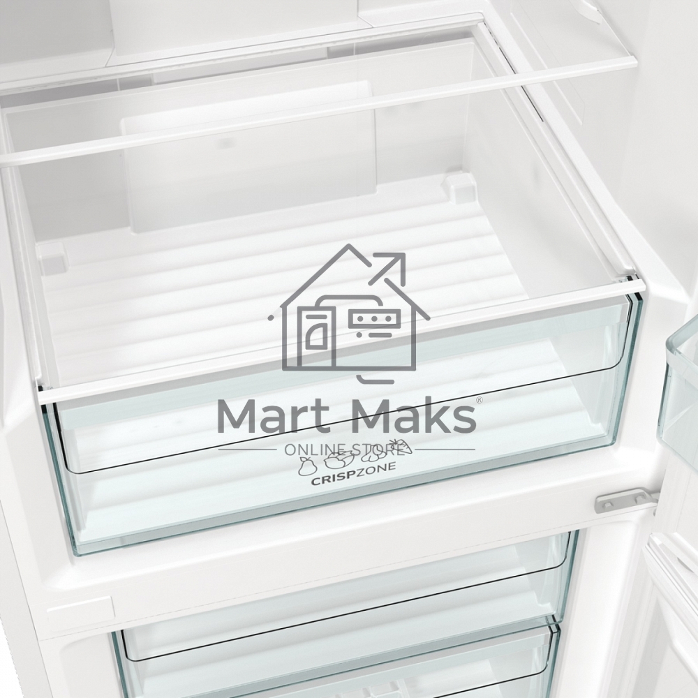Холодильник Gorenje NRK619EEW4 белый двухкамерный 203/99л морозилка снизу, No Frost