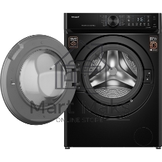 Стиральная машина Weissgauff WM 59411 Direct Drive Inverter Steam Matt Black черная, загрузка фронтальная 11кг, 1400 об/мин., класс: A+++