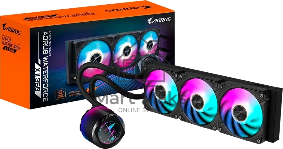 Кулер для процессора Gigabyte MULTI SOCKET GP-AORUS WATERFORCE X II 360