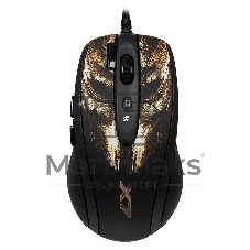 Мышь проводная A4Tech XL-750BH черный, 3600 dpi, USB, кнопки - 7