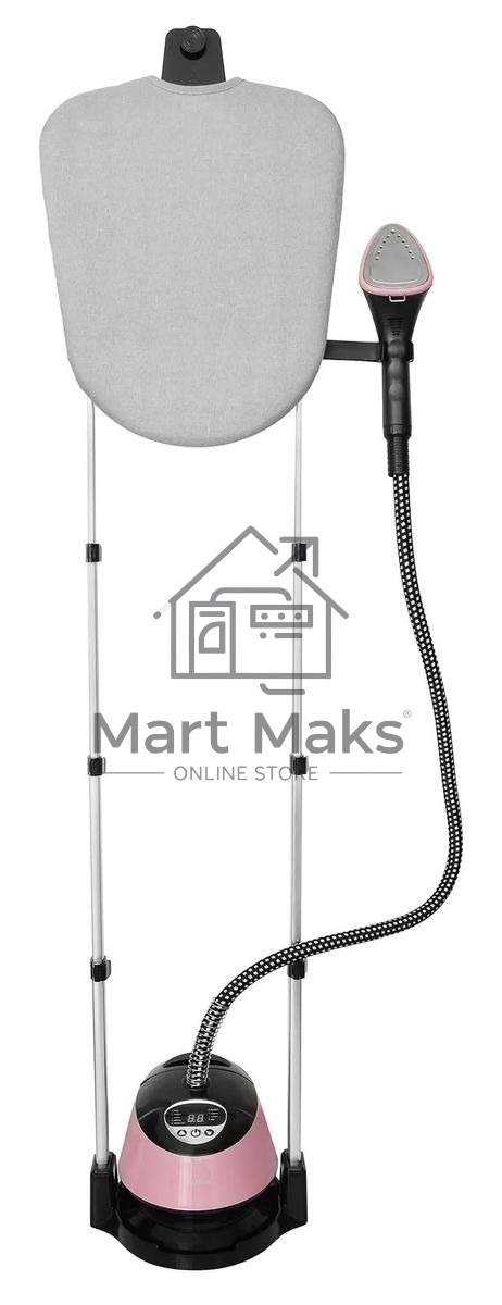 Отпариватель Hyundai H-US02543 розовый/черный, 1800 Вт, 40 г/мин, 1350 мл