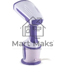 Отпариватель Vitek VT-2660 белый/фиолетовый, 1600 Вт, 30 г/мин, 250 мл