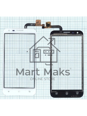 Сенсорное стекло (тачскрин) для Fly IQ454 EVO Tech 1, белое