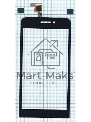 Сенсорное стекло (тачскрин) для Explay 4Game, черное