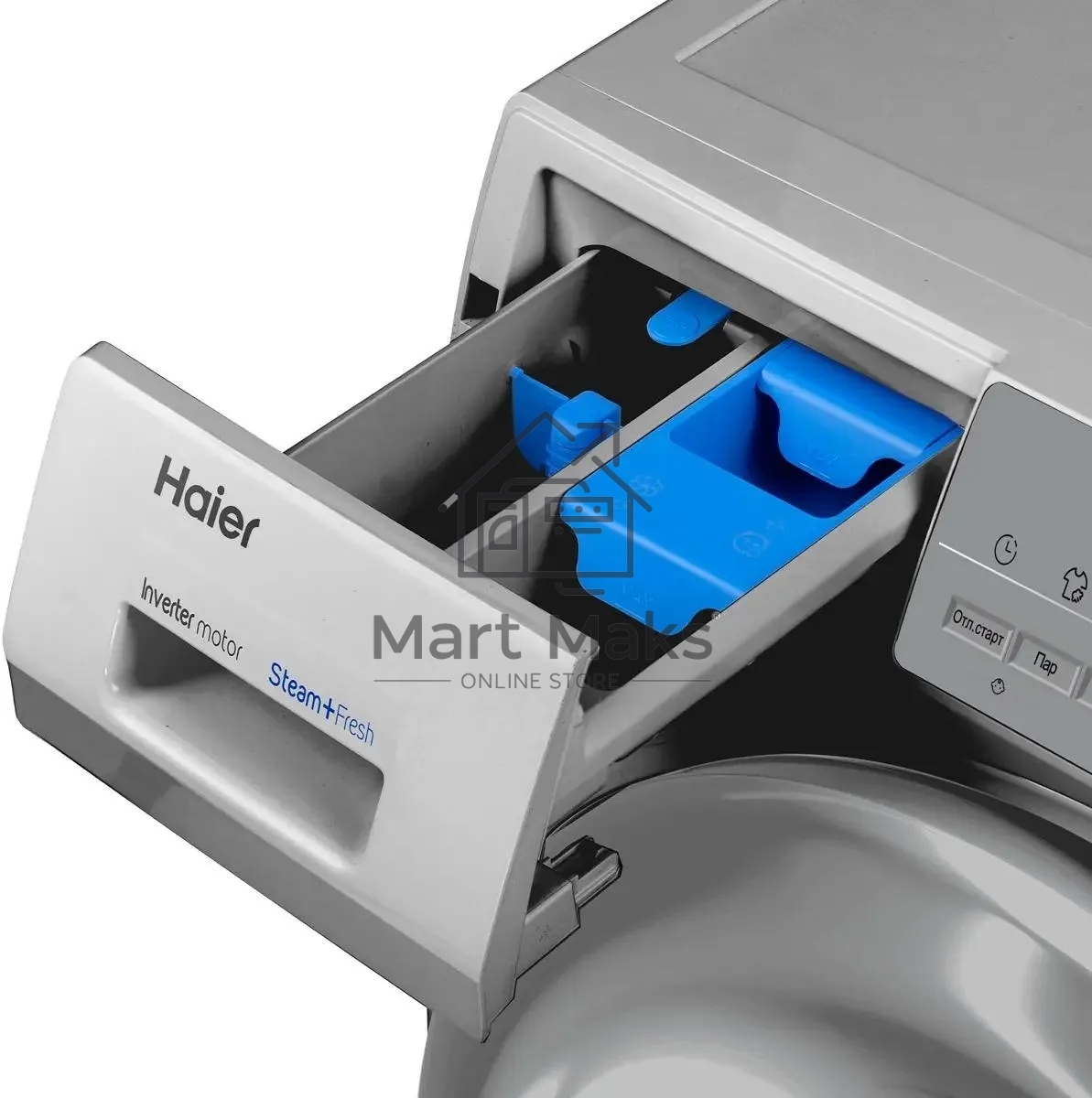 Стиральная машина Haier HW60-BP12929BSE серебристый загр. фронтальная макс.: 6 кг 1200об/мин класс: А+++