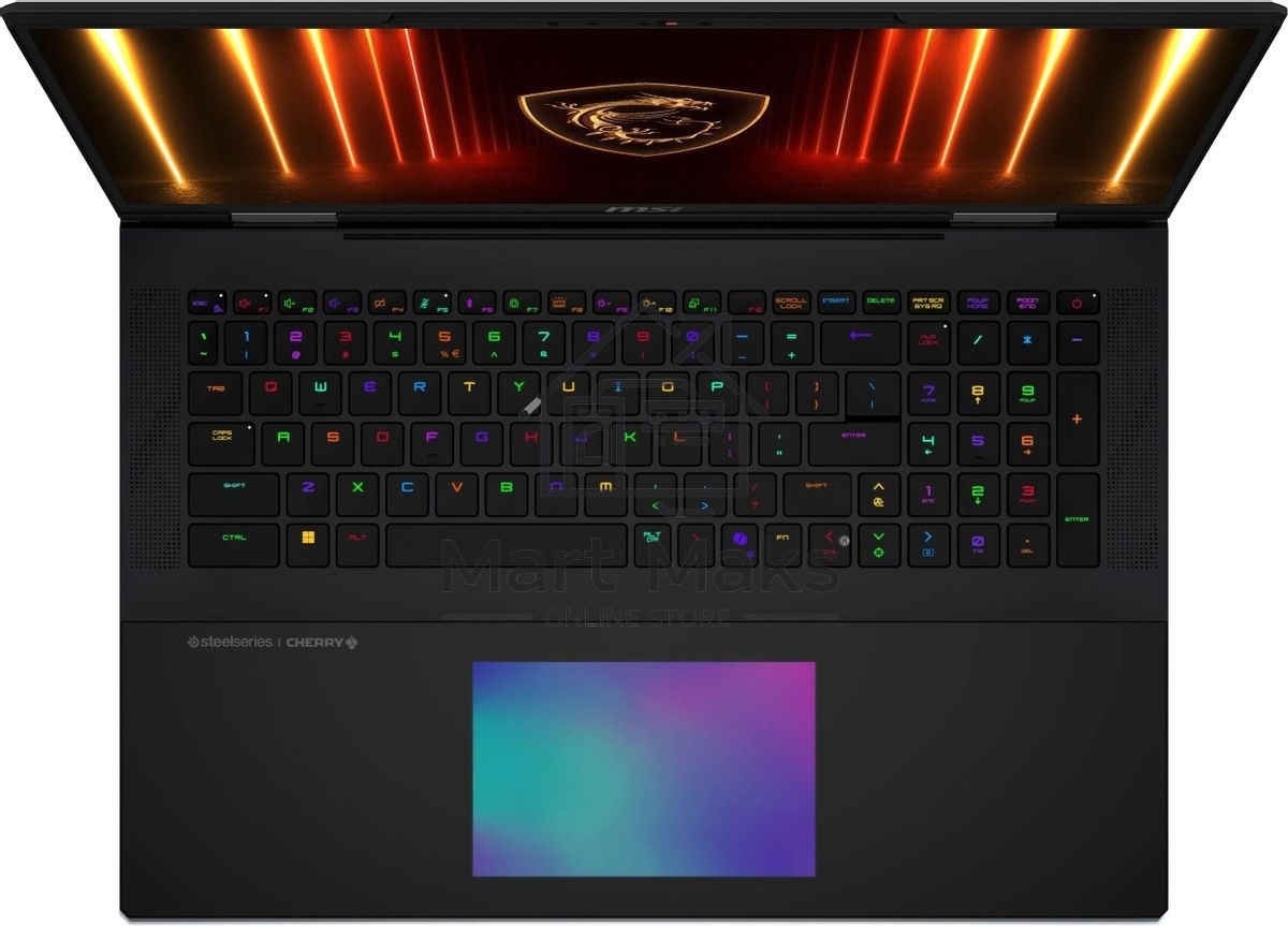 Ноутбук MSI Titan 18 HX AI A2XWJG-206RU черный Core Ultra 9 285HX 64Gb SSD4Tb NVIDIA GeForce RTX 5090 для ноутбуков 24Gb 18