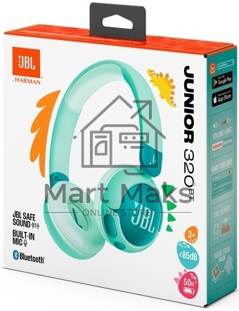 Наушники беспроводные детские JBL JR320BT зеленый