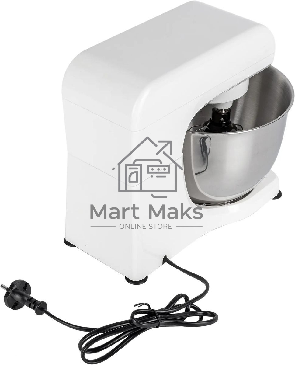 Миксер планетарный Hyundai HYM-S4451 1000 Вт, белый/черный