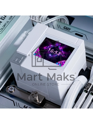 Система жидкостного охлаждения Thermalright Core Matrix 240 Vision (240мм, LED, White, ARGB/Fans: 2x120мм, 68.9CFM, 28.2dBA, 2000RPM/Pump height 64.4мм, Rad thickness 27мм/S: 1700, 1200, 1851, 115X, AM5, AM4)