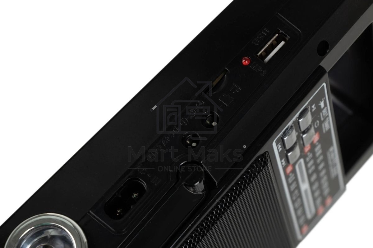 Радиоприемник портативный Сигнал Vikend Traveler черный USB SD/MMC