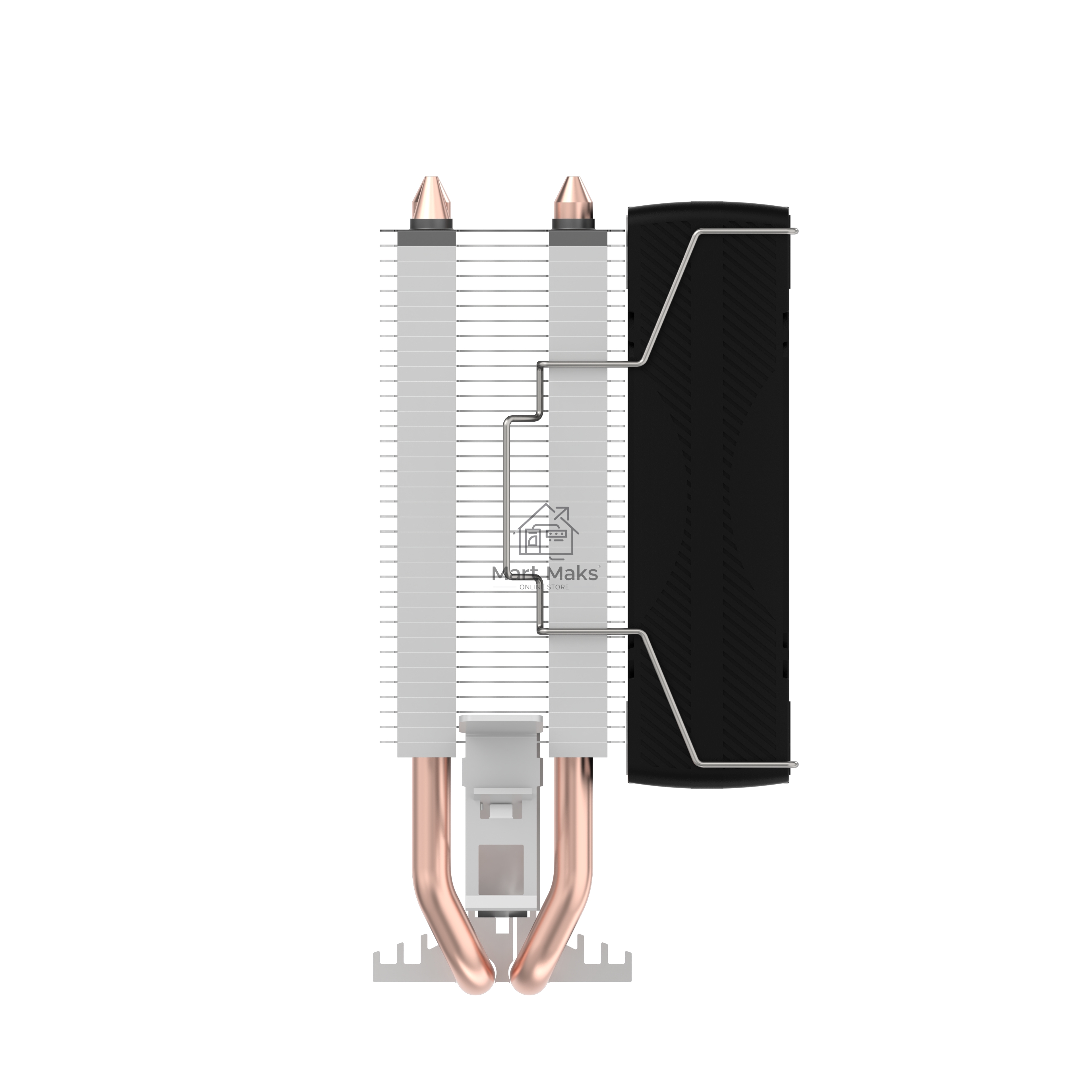 Кулер TESLA SHADOW 902 FRGB, 1х92мм, 2400rpm, 4-pin, Al+Cu, черный/FRGB, 52CFM, 23дБ, 2-PIPE, TDP 110Вт, INTEL 1700/1200/115x/775/1366, AMD AM5/AM4/AM3(+)/AM2(+)/FM2(+)/FM1/754/940/939 (TSL-902PWM-FRGB)