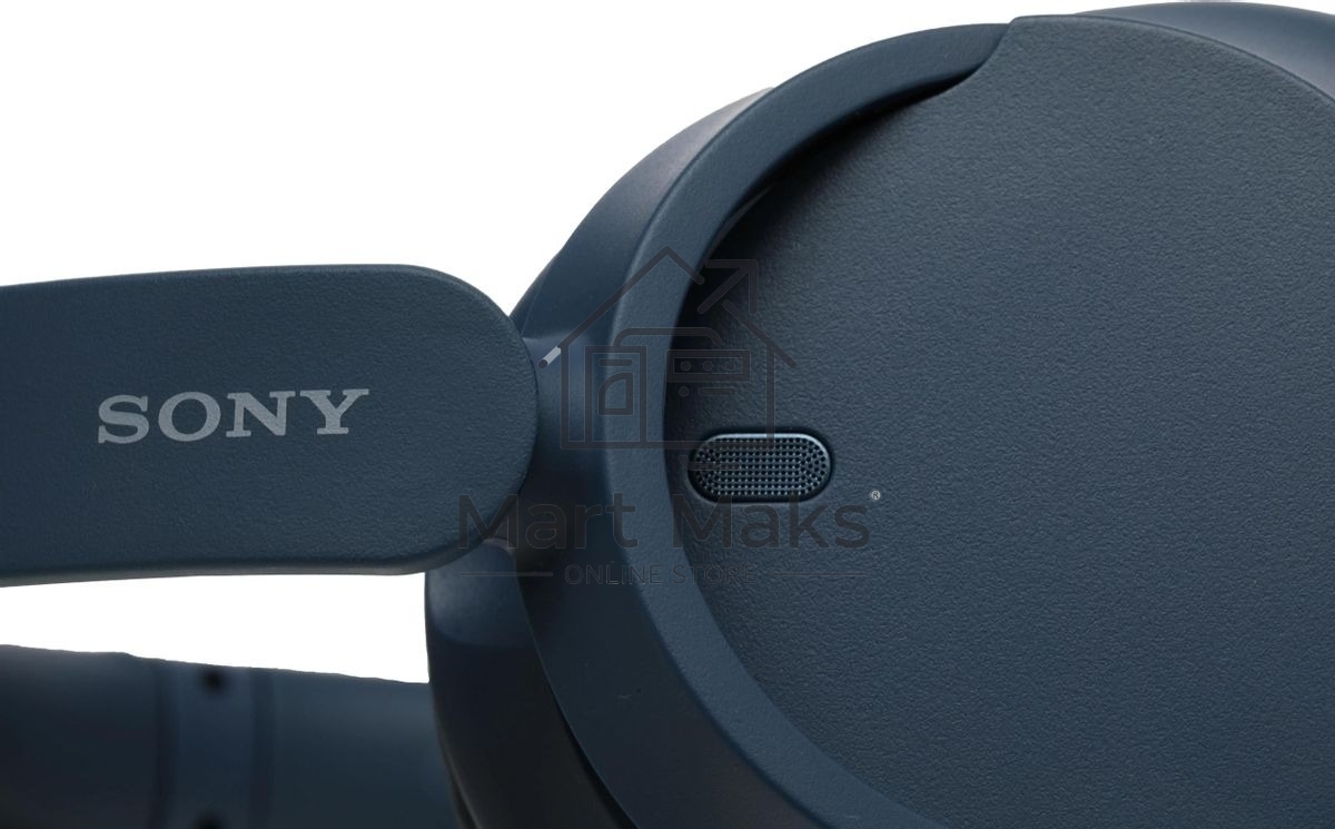 Наушники Sony WH-CH720N, Bluetooth/3.5 мм, накладные, синий