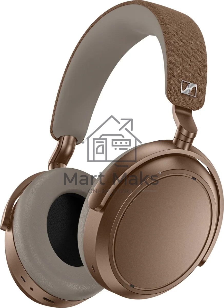 Беспроводные/проводные наушники Sennheiser Momentum 4 Wireless коричневый, полноразмерные, Bluetooth + проводной, активное шумоподавление, до 60 ч