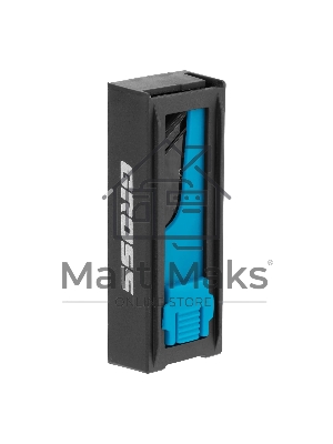 Лезвия Gross 79377, 19 мм, SK2 Black, трапециевидные, выдвижной пластиковый пенал, 10 шт.