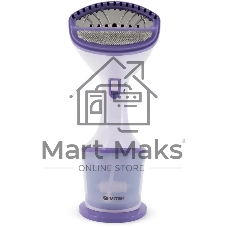 Отпариватель Vitek VT-2660 белый/фиолетовый, 1600 Вт, 30 г/мин, 250 мл