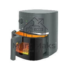 Аэрогриль Kelli KL-1710 серый, 2200 Вт, 5 л, механическое управление, 4 программы