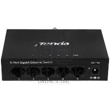 Коммутатор Tenda TEG1005D, 5×1 Гбит/с, неуправляемый