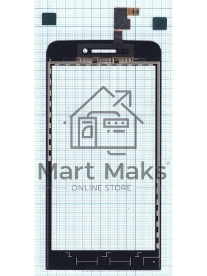 Сенсорное стекло (тачскрин) для Explay 4Game, черное